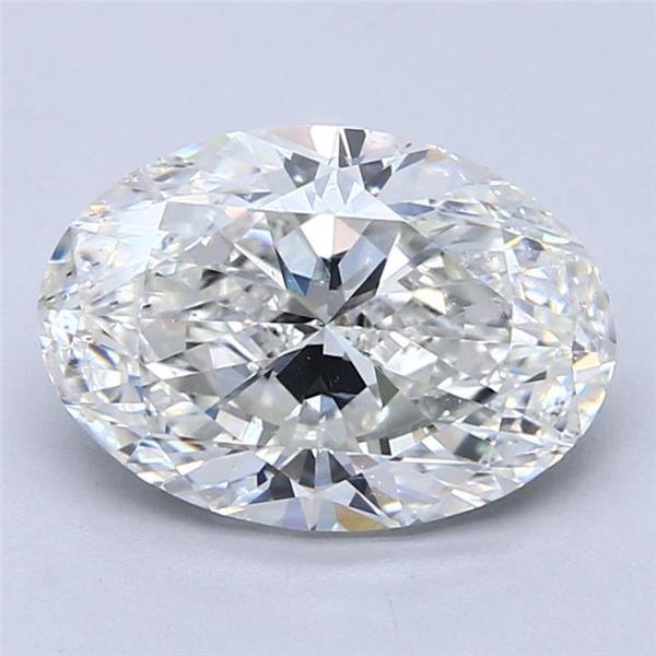 3.01ct F SI2 Very Good Cut Oval Diamond