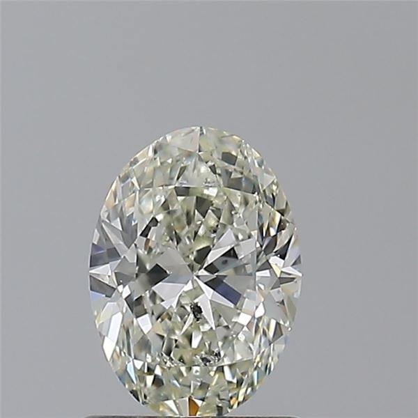 0.83ct K SI2 Rare Carat Ideal Cut Oval Diamond