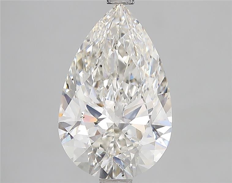 3.12ct H VS2 Rare Carat Ideal Cut Pear Lab Grown Diamond