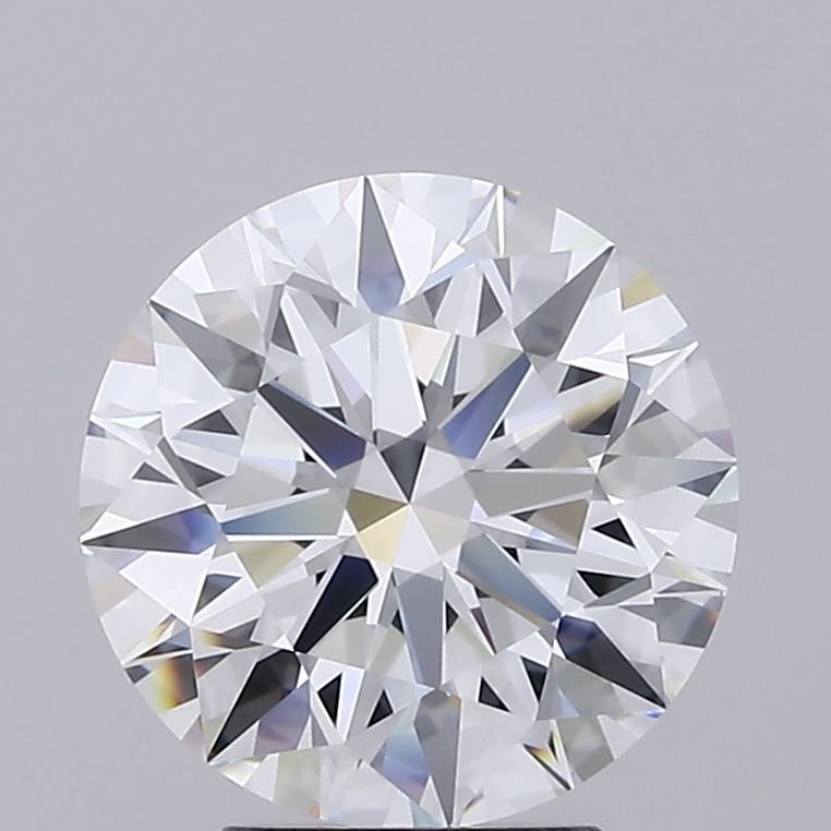 3.67ct F IF Rare Carat Ideal Cut Round Lab Grown Diamond