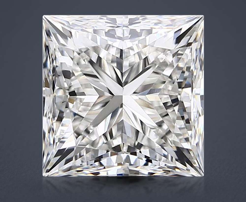 7.04 Carat Princess Lab Diamond