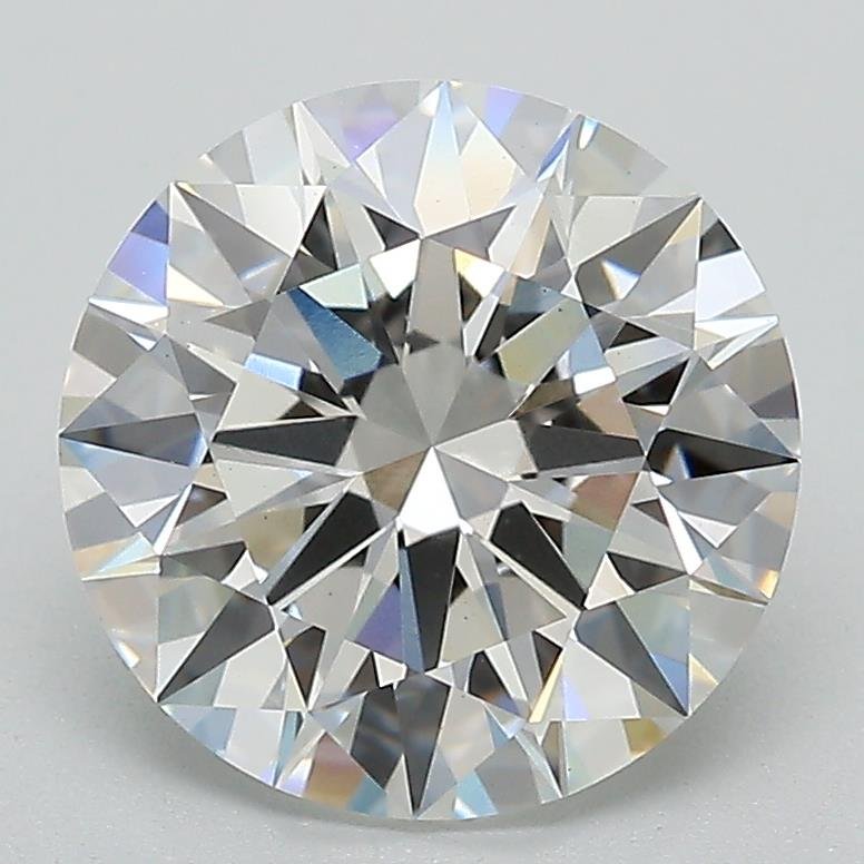 3.06ct F VS1 Rare Carat Ideal Cut Round Lab Grown Diamond