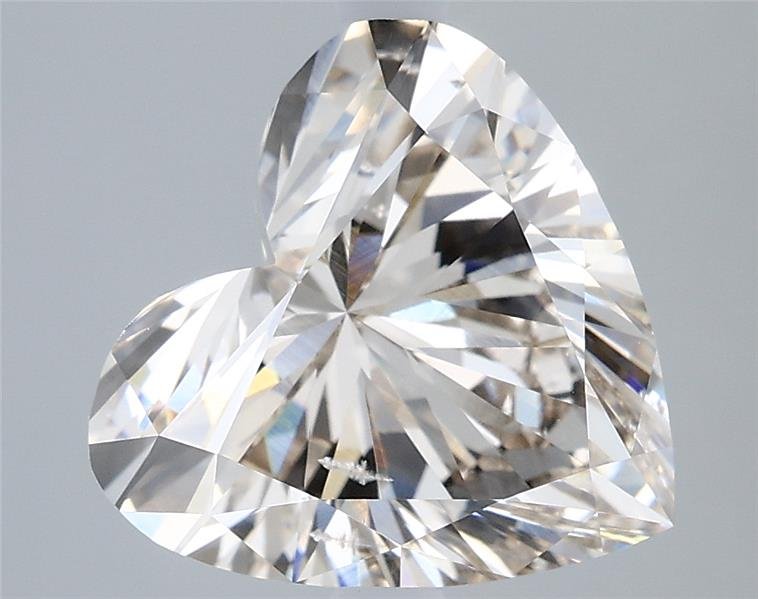 3.02ct K SI1 Rare Carat Ideal Cut Heart Lab Grown Diamond