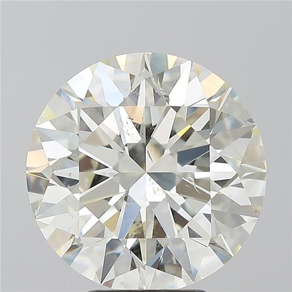 5.21ct K SI2 Rare Carat Ideal Cut Round Diamond