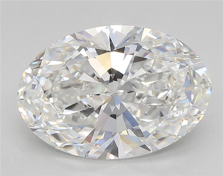4.62ct E VVS2 Rare Carat Ideal Cut Oval Lab Grown Diamond