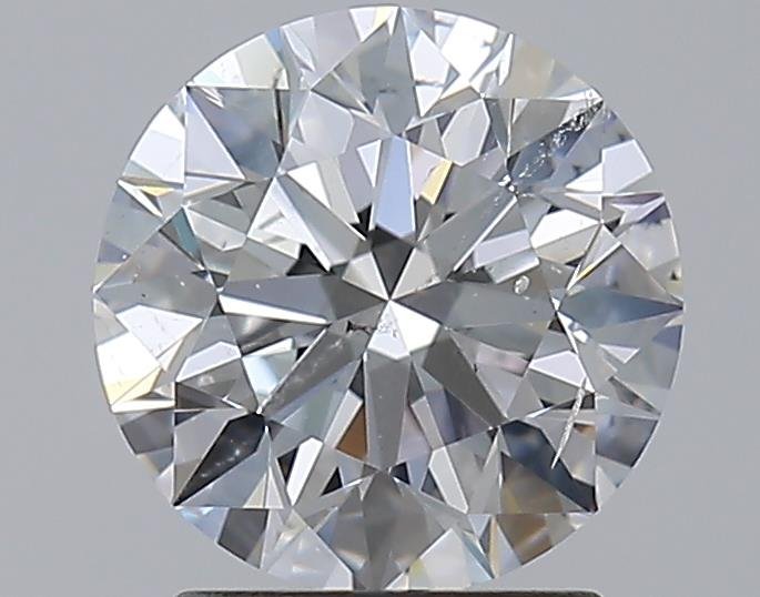 2.01ct E SI2 Rare Carat Ideal Cut Round Diamond