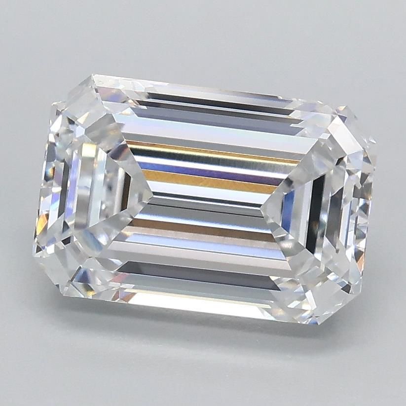 2.08ct D VVS2 Rare Carat Ideal Cut Emerald Lab Grown Diamond