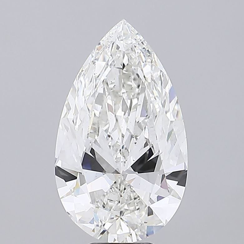 8.02ct F VS2 Rare Carat Ideal Cut Pear Lab Grown Diamond