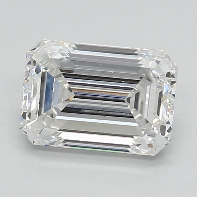 1.46ct F VS1 Rare Carat Ideal Cut Emerald Lab Grown Diamond