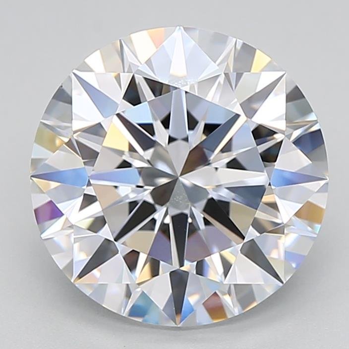4.01ct D VVS2 Rare Carat Ideal Cut Round Lab Grown Diamond