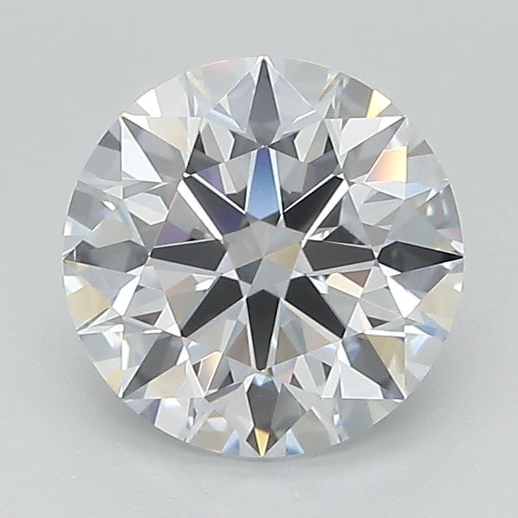 2.01ct E VS2 Rare Carat Ideal Cut Round Lab Grown Diamond