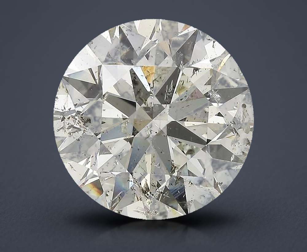 7.03 Carat Round Natural Diamond