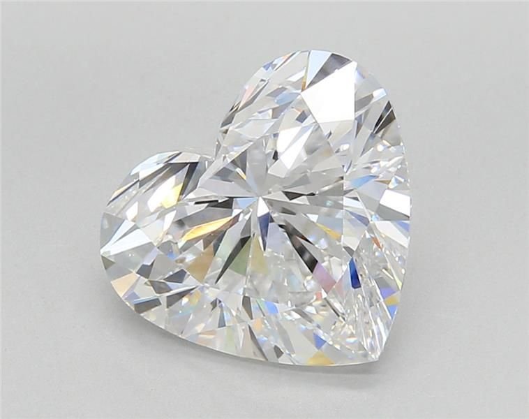 4.07ct D VVS2 Rare Carat Ideal Cut Heart Lab Grown Diamond