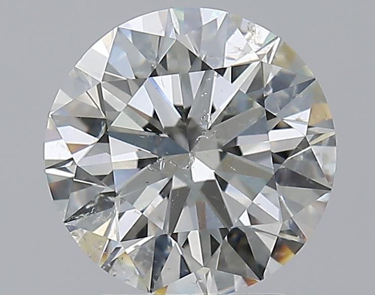 2.51ct I SI2 Rare Carat Ideal Cut Round Diamond