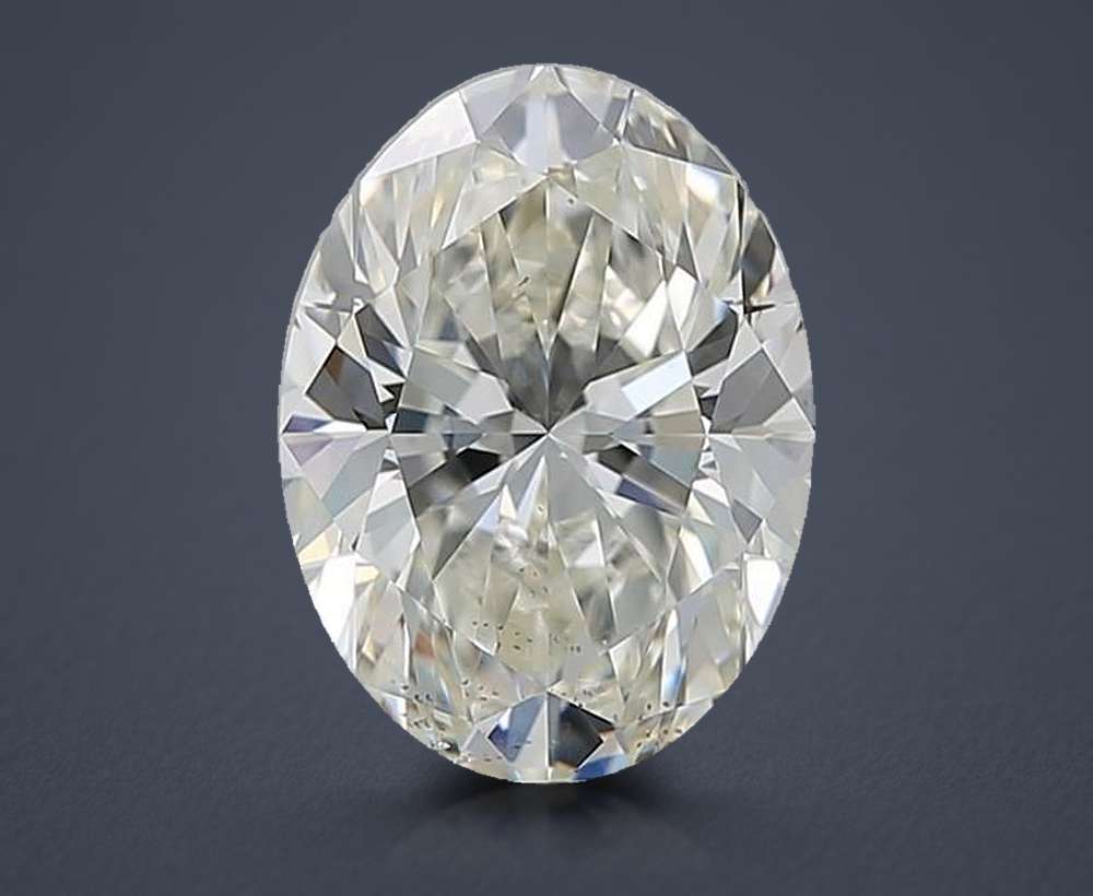 1.71 Carat Oval Natural Diamond