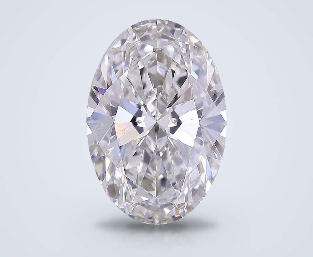 7.71 Carat Oval Lab Diamond