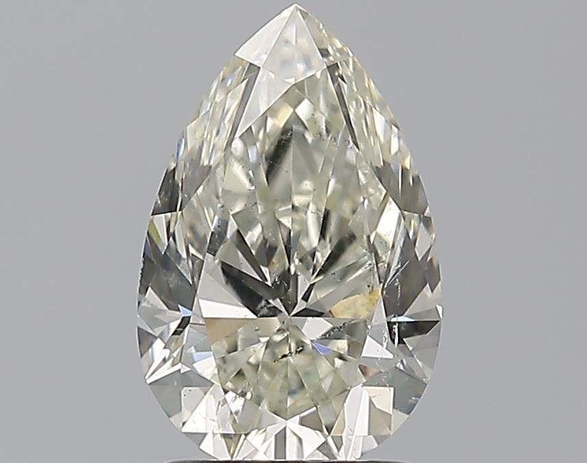 1.71ct K SI2 Rare Carat Ideal Cut Pear Diamond