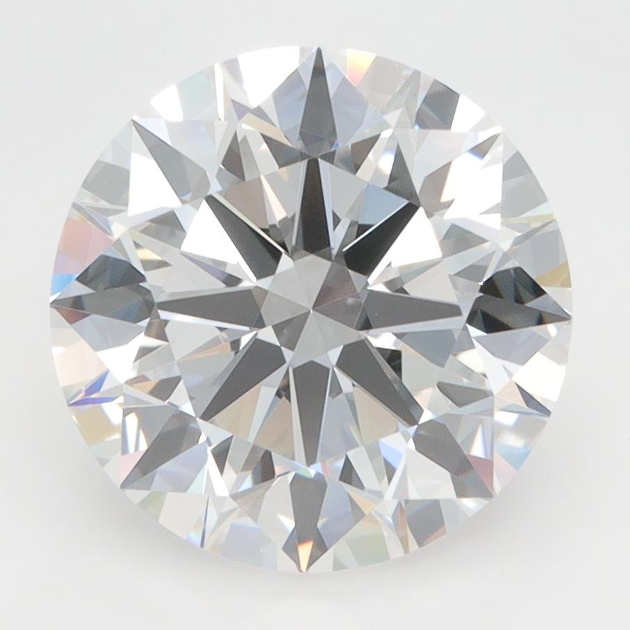 4.09ct D VVS1 Rare Carat Ideal Cut Round Lab Grown Diamond