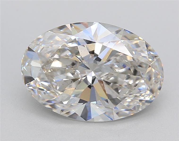 3.57ct H VS2 Rare Carat Ideal Cut Oval Lab Grown Diamond