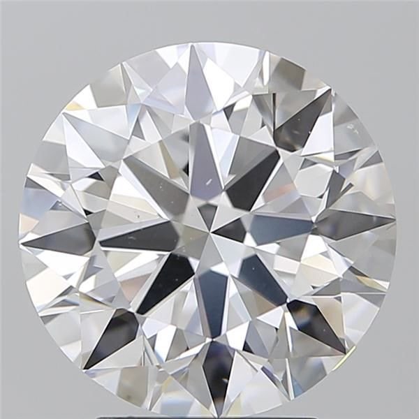 3.72ct D VS2 Rare Carat Ideal Cut Round Diamond
