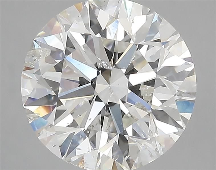 4.02ct G SI2 Excellent Cut Round Diamond
