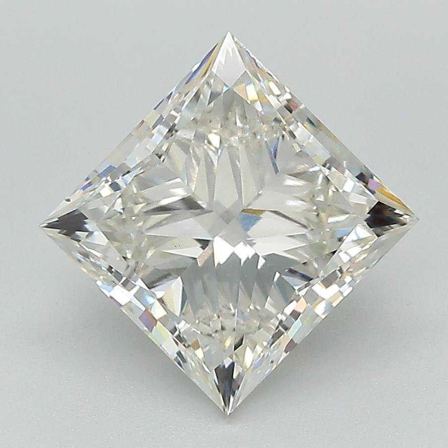 3.04ct I SI1 Very Good Cut Princess Lab Grown Diamond