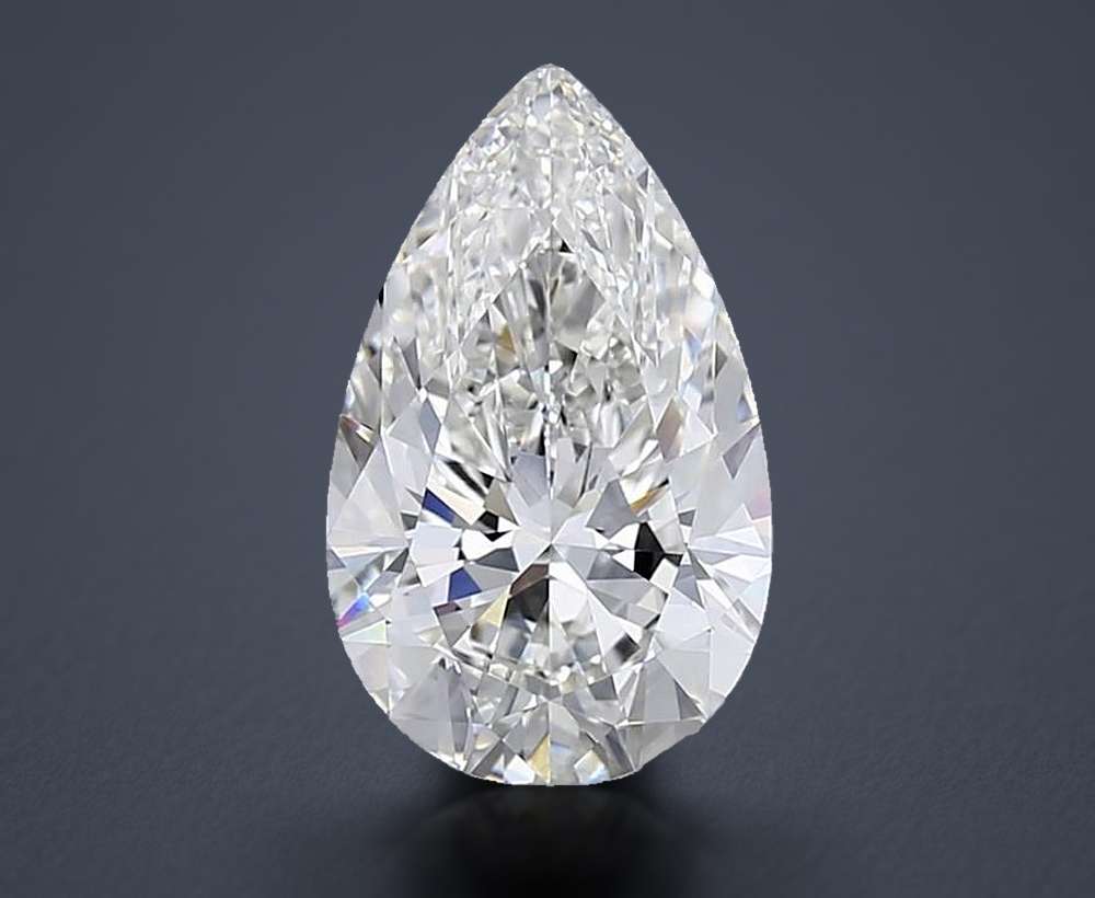 6.03 Carat Pear Lab Diamond
