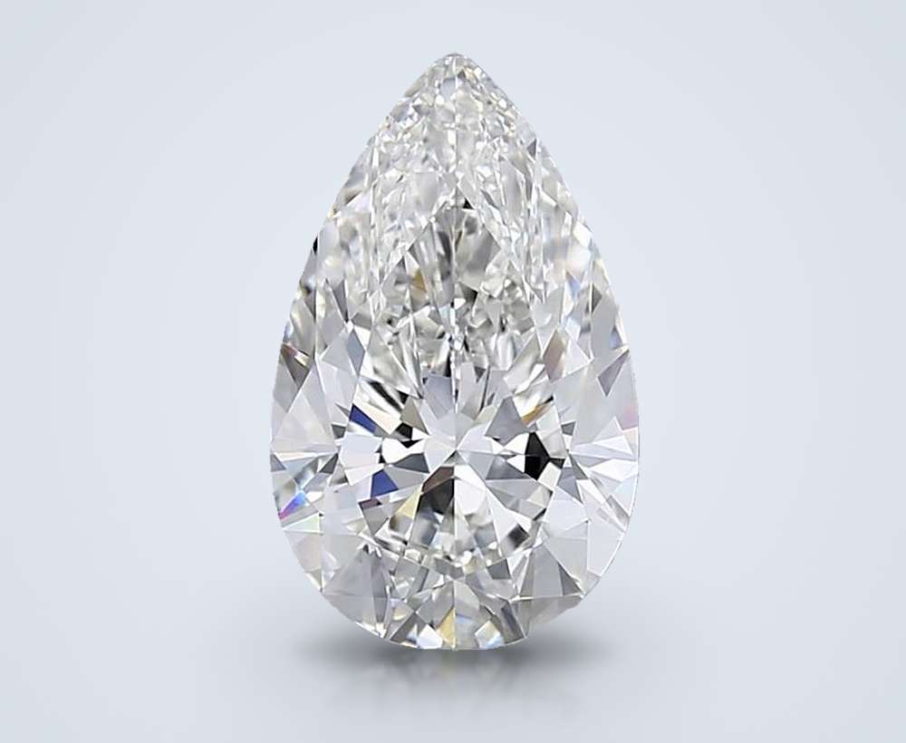 6.03 Carat Pear Lab Diamond