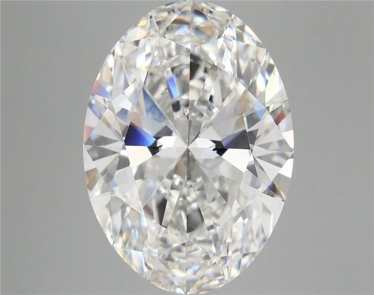 10.08ct F VVS2 Rare Carat Ideal Cut Oval Lab Grown Diamond