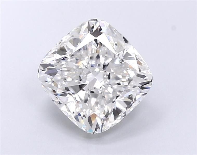 5.04ct E VVS2 Rare Carat Ideal Cut Cushion Lab Grown Diamond