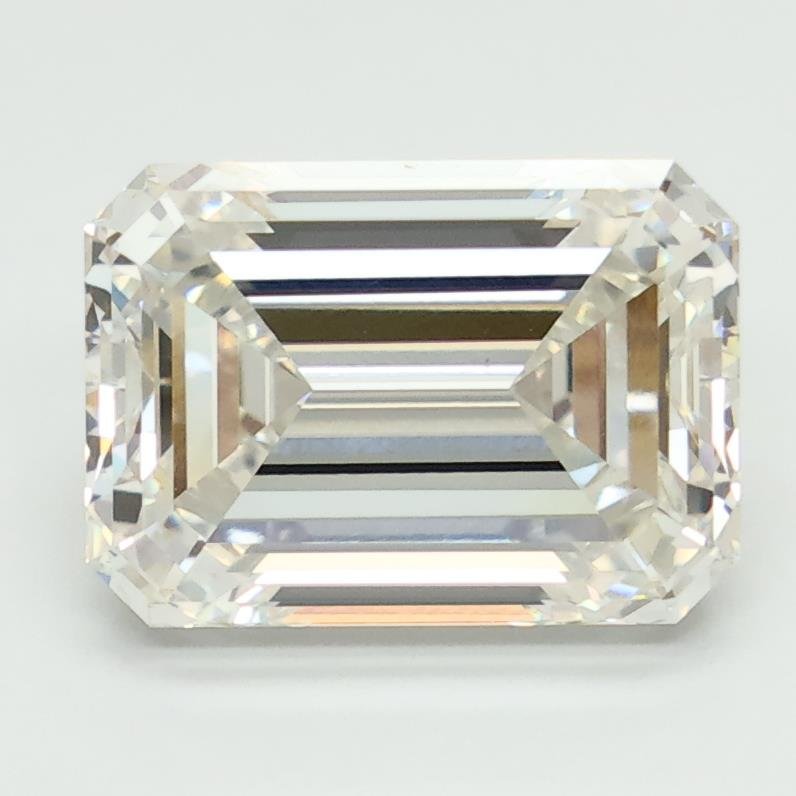 4.06ct G VVS2 Excellent Cut Emerald Lab Grown Diamond