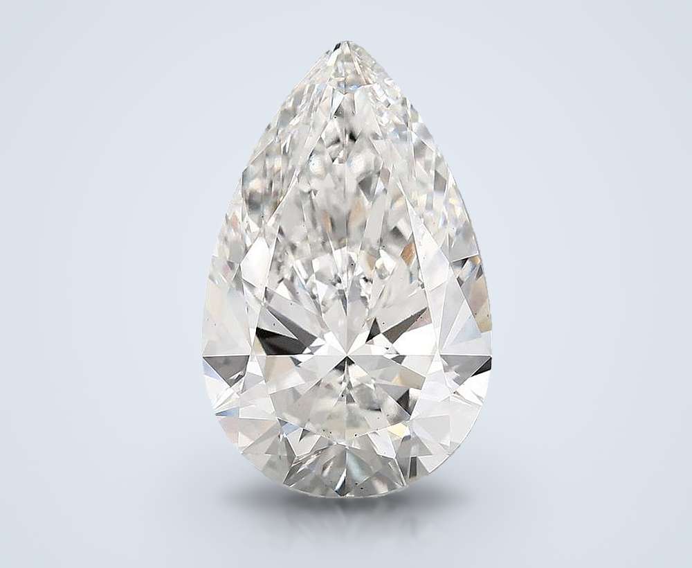 6.02 Carat Pear Lab Diamond