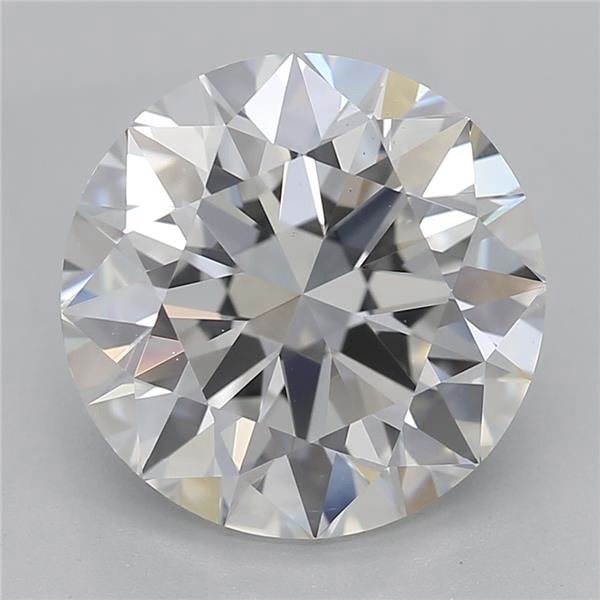 2.71ct G VS2 Rare Carat Ideal Cut Round Diamond