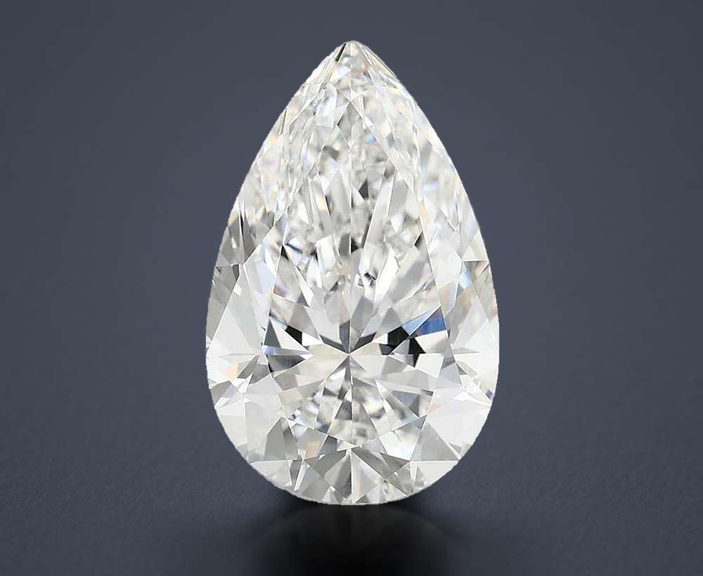 5.62 Carat Pear Lab Diamond