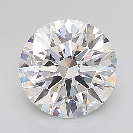 3.07ct D VS2 Rare Carat Ideal Cut Round Lab Grown Diamond