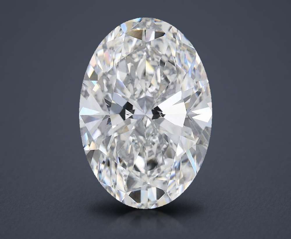 7.47 Carat Oval Lab Diamond