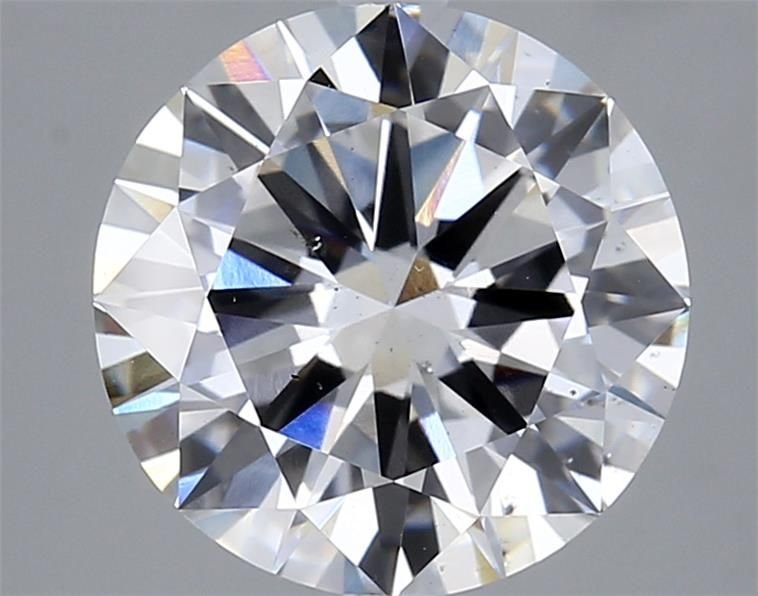 3.50ct F SI1 Excellent Cut Round Lab Grown Diamond