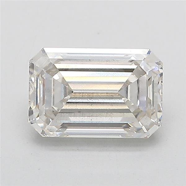 1.63ct H SI1 Rare Carat Ideal Cut Emerald Lab Grown Diamond