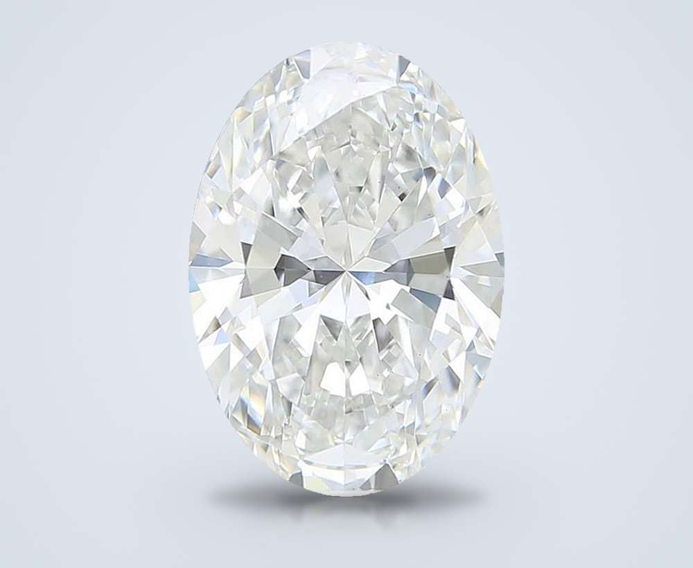 6.18 Carat Oval Lab Diamond