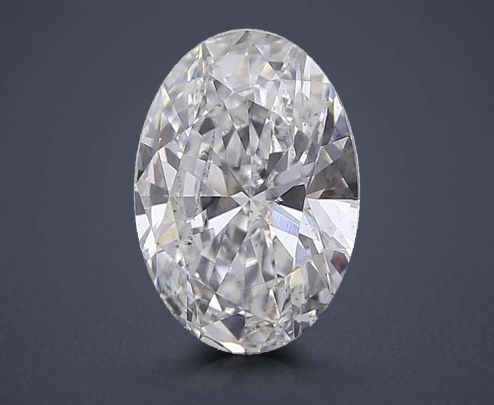 0.58 Carat Oval Lab Diamond