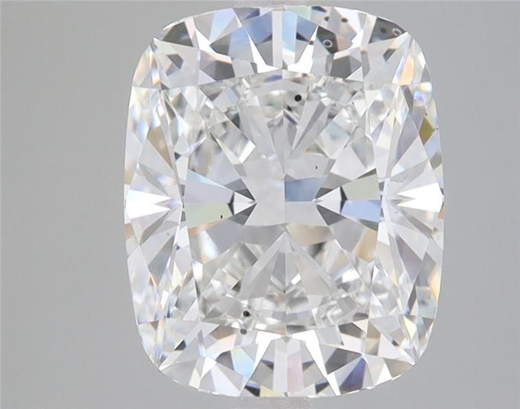 3.66ct F SI1 Rare Carat Ideal Cut Cushion Lab Grown Diamond