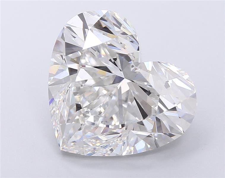 10.02ct F VS1 Rare Carat Ideal Cut Heart Lab Grown Diamond