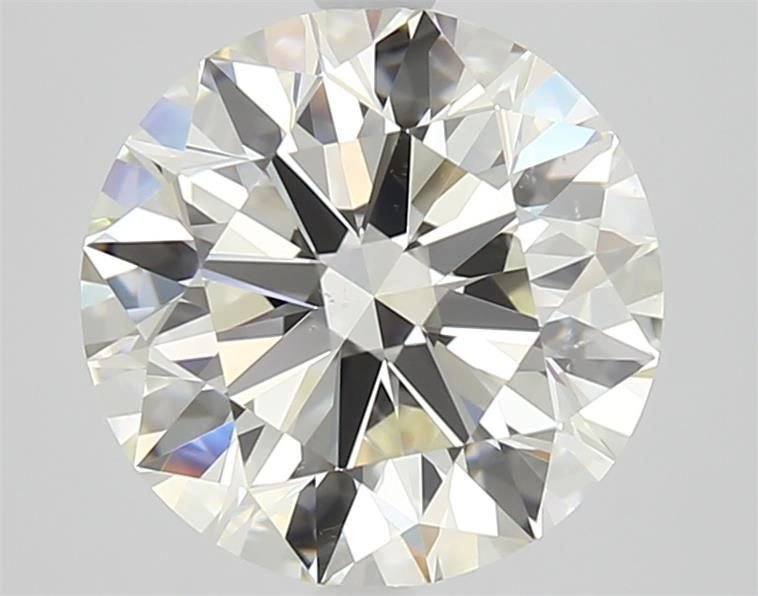 3.39ct J VS2 Rare Carat Ideal Cut Round Diamond