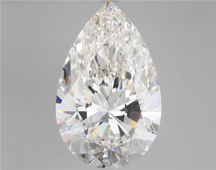 10.72ct H VS1 Rare Carat Ideal Cut Pear Lab Grown Diamond