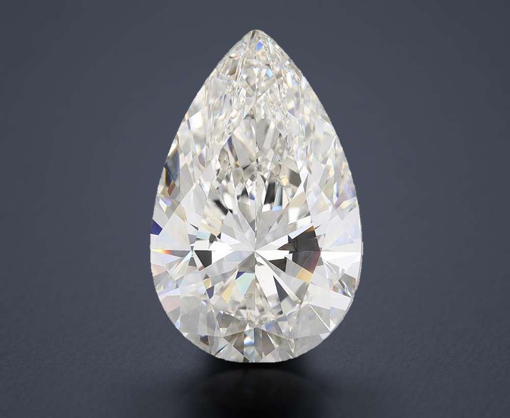 10.72 Carat Pear Lab Diamond