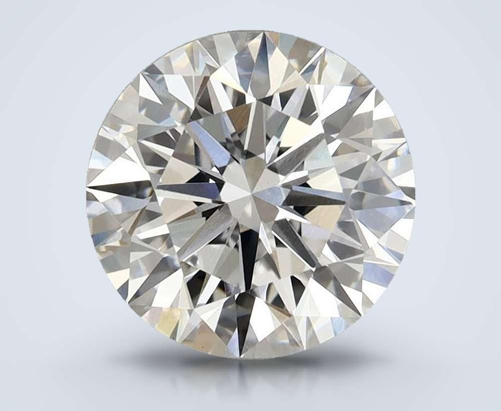 3.96 Carat Round Lab Diamond