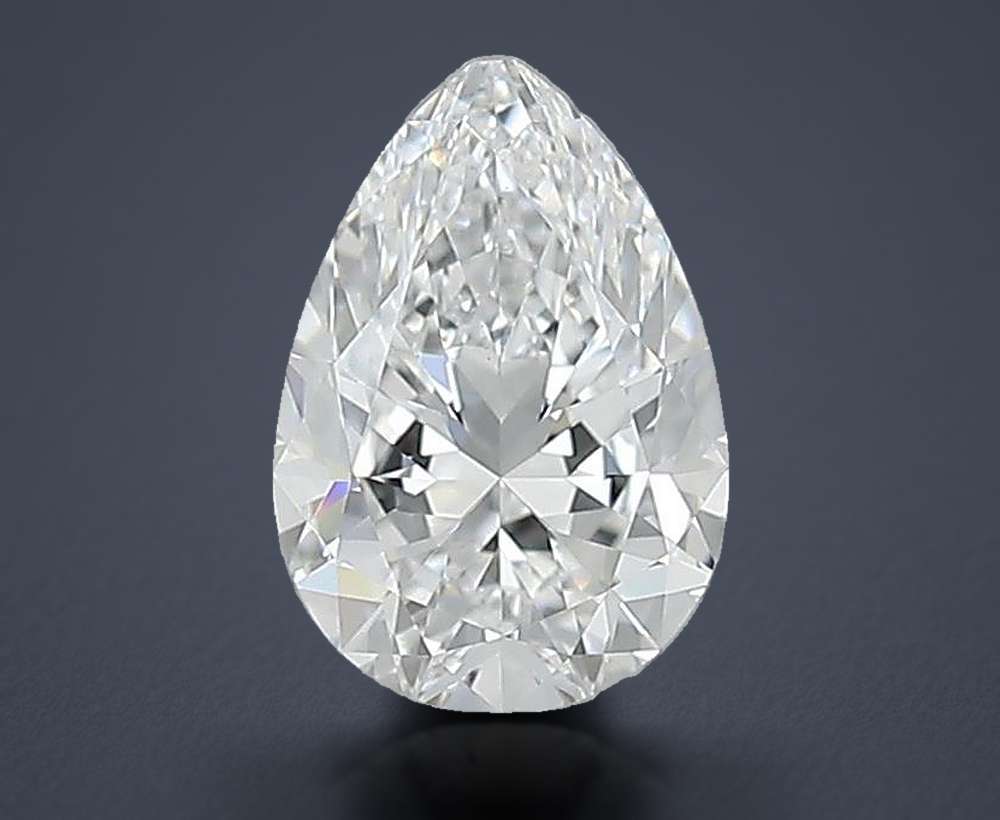0.90 Carat Pear Natural Diamond