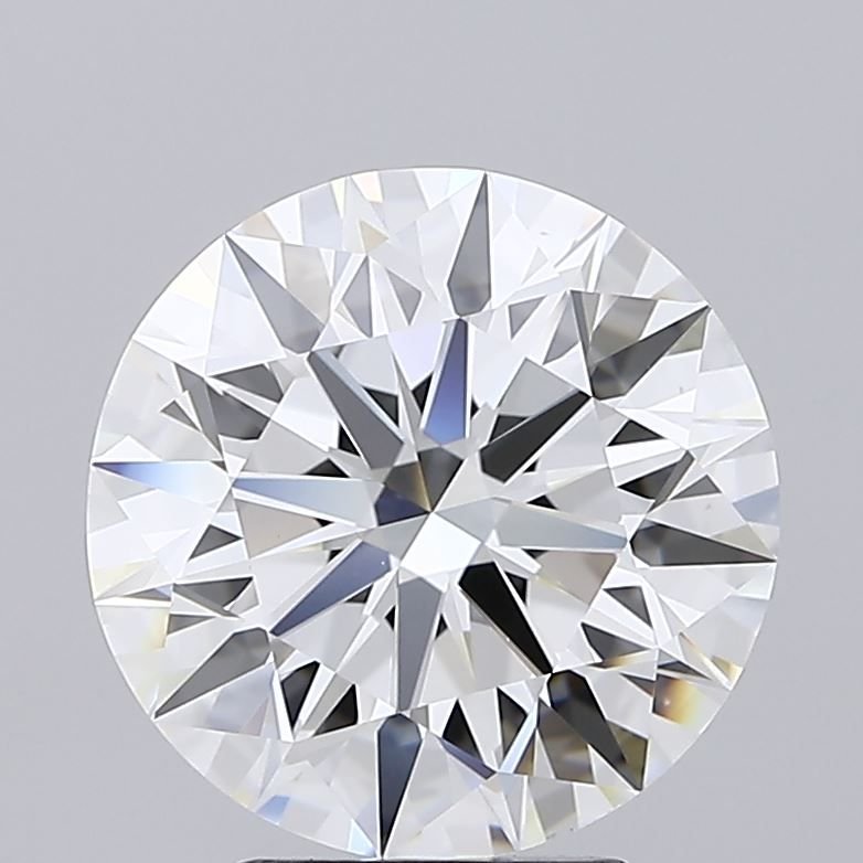 4.21ct F VVS1 Rare Carat Ideal Cut Round Lab Grown Diamond