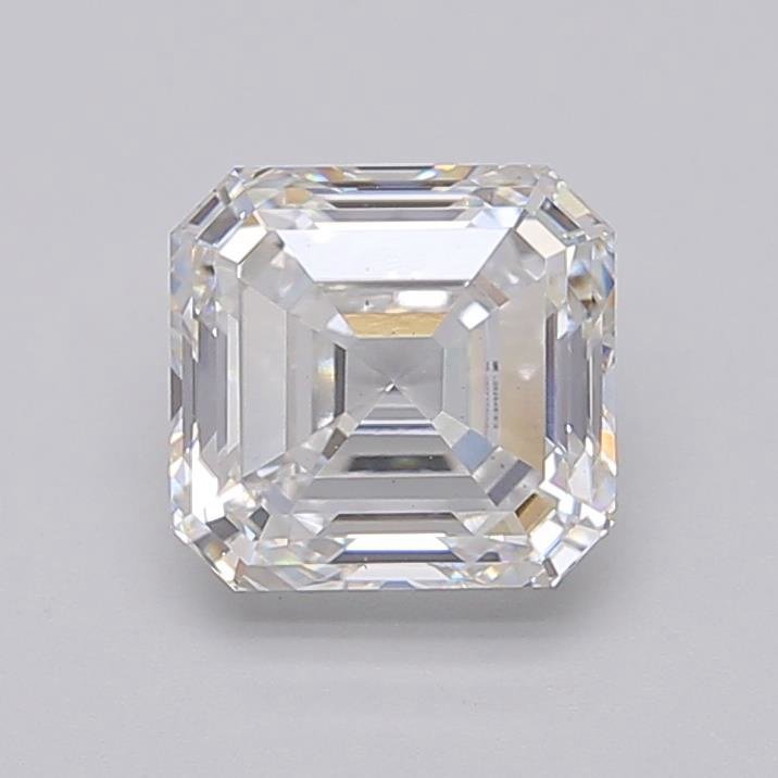 2.05ct E VS1 Excellent Cut Asscher Lab Grown Diamond