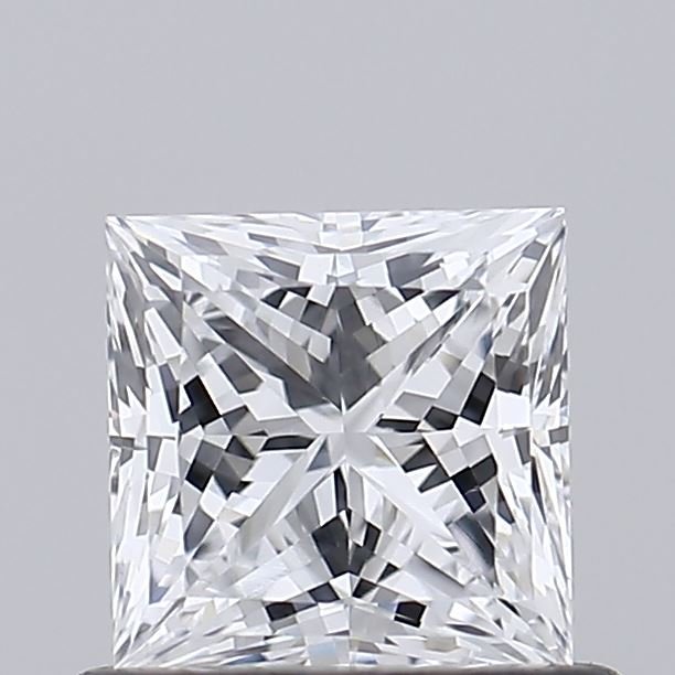 0.74ct E VS1 Rare Carat Ideal Cut Princess Lab Grown Diamond